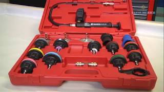 Kit para pruebas de radiadores automotrices