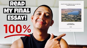 READ MY PHD LEVEL FINAL ASSIGNMENT | PhD First Year Coursework in Education Studies at UCSD!