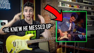 Reacting to John Mayers UNBELIEVABLE Save! (+ Guitar Lesson)