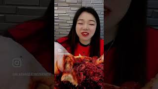 fast eating So Yummy eating spicyfood#asmr #mugbang #makanpedas #delicious #spicy #noodle #eating #s