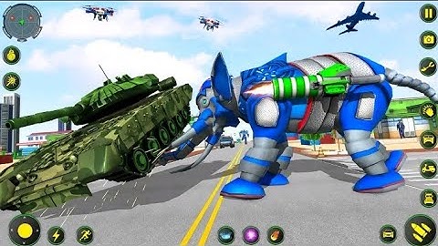 Elephant Robot Car: Robot Game Part-1#Entirelupona