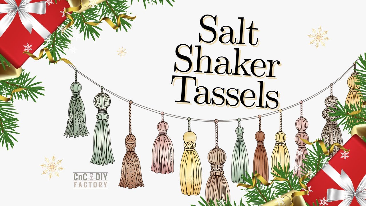 DIY Salt Shaker Tassels  Easy Christmas Ornament Craft