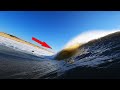 Grosse session hivernale a bud bud   des gros barrels ctait fou   pov edit  vlog surf 