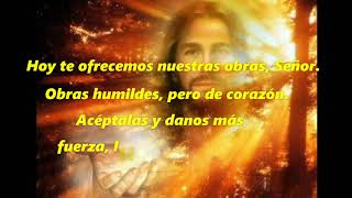 Video thumbnail of "Te presentamos nuestras obras (canto de ofrenda) - (con letra)"