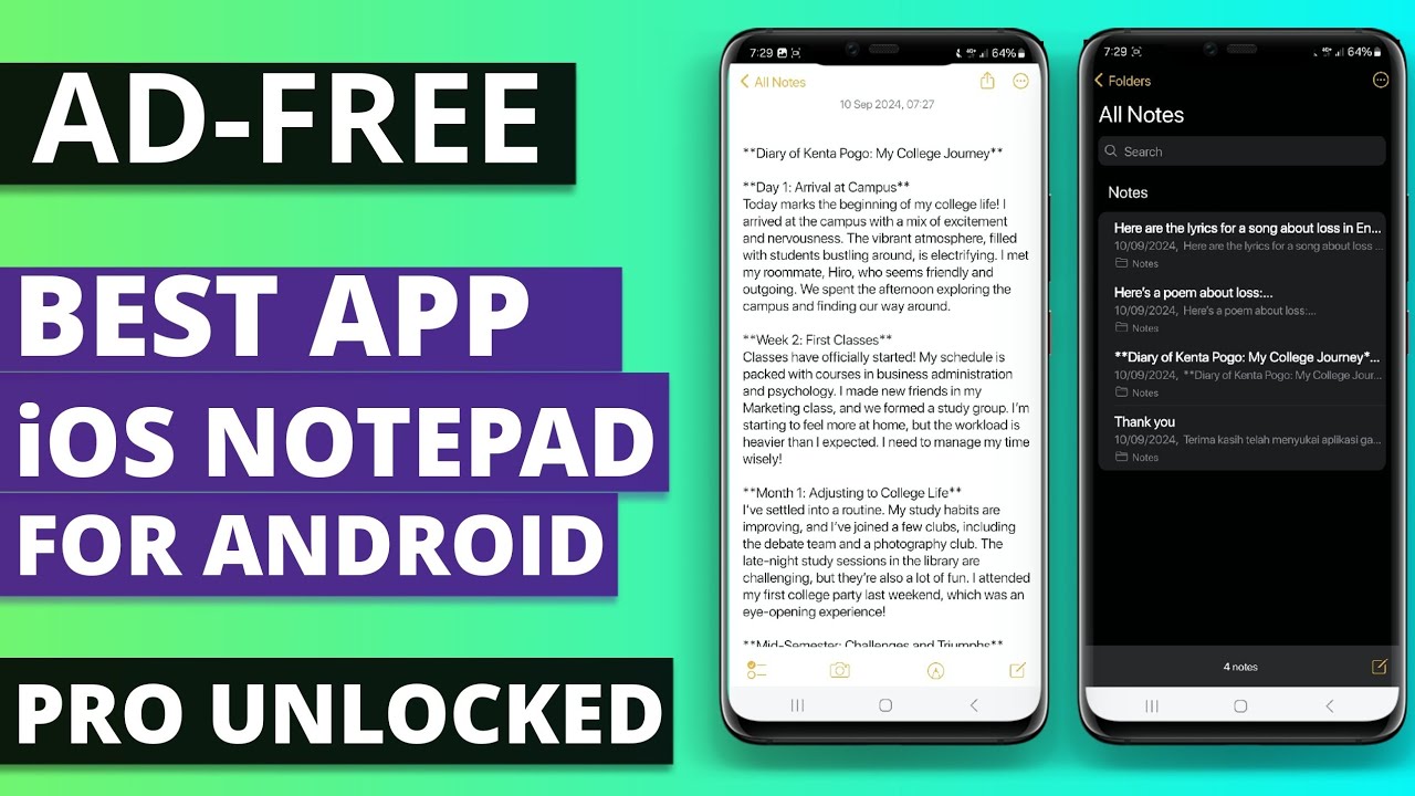 Top Ios Notepad Apps Best Free iOS Note App for Android - YouTube