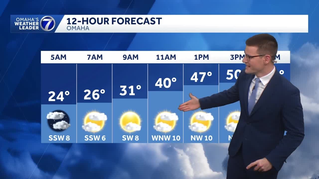 Welcome warm up on the way Tuesday for Omaha area - YouTube