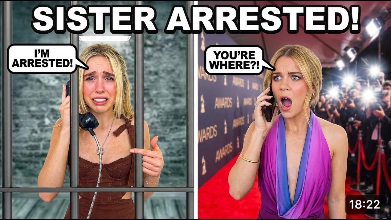 CALLING FROM  "JAIL" PRANK ON MY SISTER!!