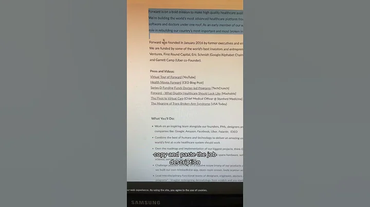 What to put in the additional information section of your application #SHORTS