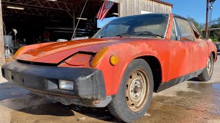 FIRST WASH IN 30 YEARS  Porsche 914 VW Type 4