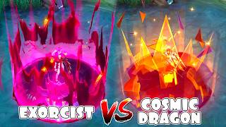 Yu Zhong Cosmic Dragon Prime Skin VS Exorcist Skin Comparison