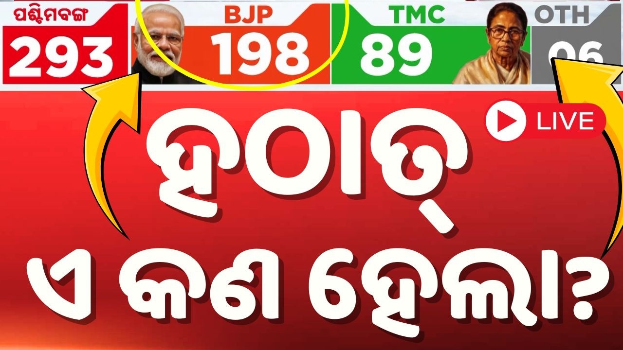 🔴LIVE: ହଠାତ୍ ଓଲଟପାଲଟ ! | West Bengal Election Result | BJP | Mamata Banarajee | Argus News