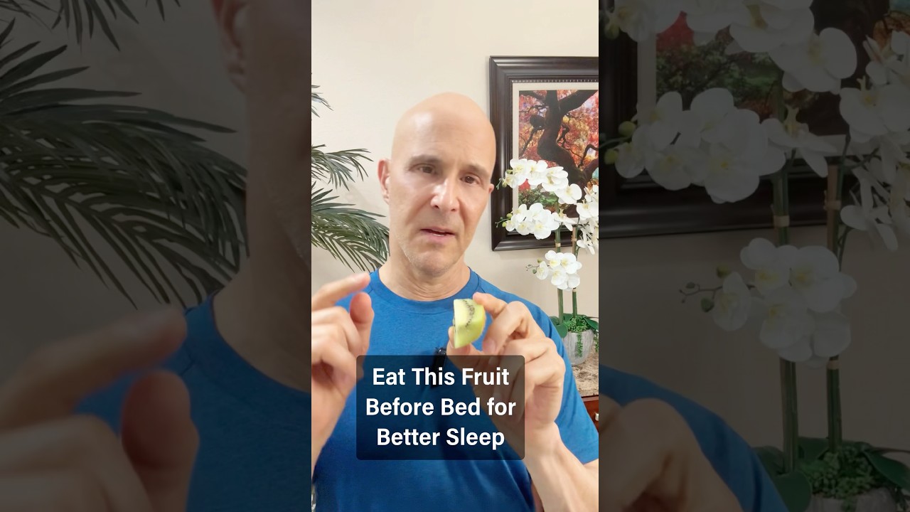 Eat This Fruit Before Bed for Better Sleep #drmandell #kiwi #sleep #bed