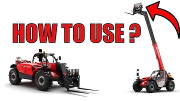 How To Drive Telehandler Manitou