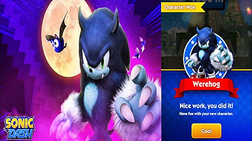 Sonic Dash Werehog Event Update Character Unlocked Gameplay (Android,iOS)