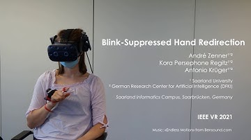 [Teaser] Blink-Suppressed Hand Redirection (IEEE VR 2021)