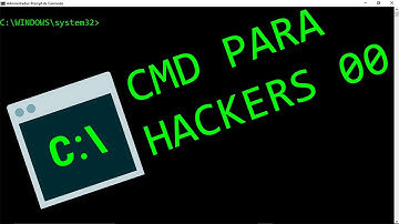 CMD PARA HACKERS: Introdução ao prompt de comando aula 00 (CD, CLS, DEL, DIR, MD, RD)