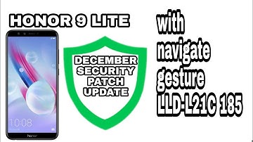 Honor 9 lite navigate gesture update (LLD-L21C185)