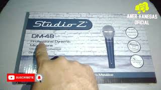 MICRÓFONO STUDIO Z DM- 48 | REVIEW - YouTube