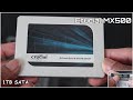 Crucial MX500 1TB 3D NAND SATA 2.5" SSD | Unboxing & Review | Read 560Mbps/Write 510Mbps