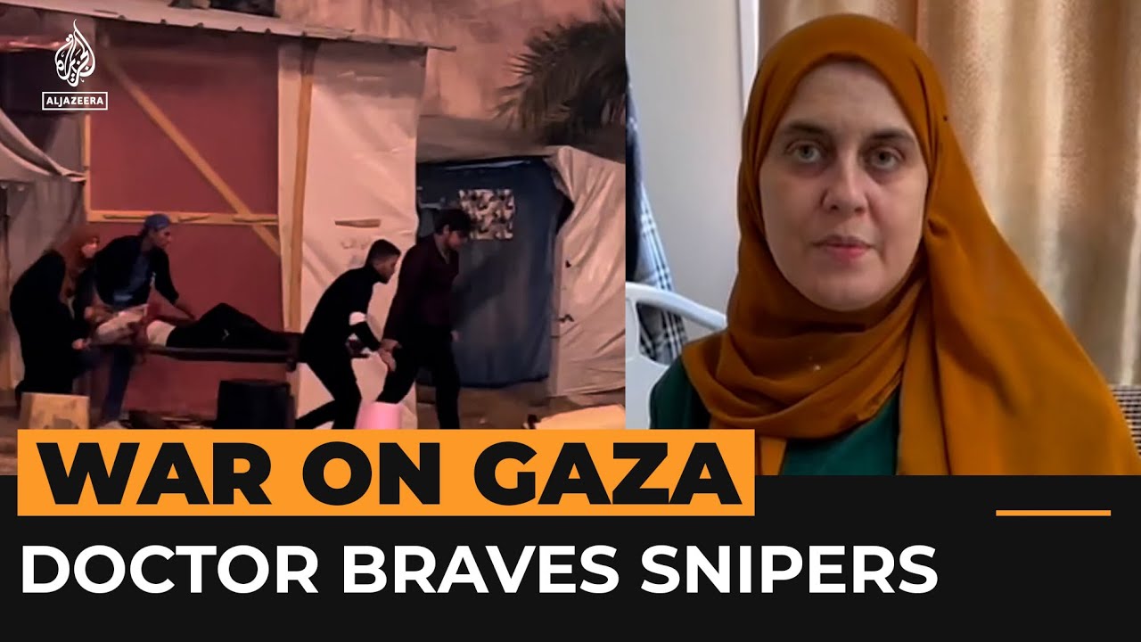 طبيب فلسطيني يتحدى نيران القناصة لإنقاذ الجرحى في غزة