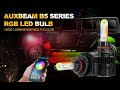 Auxbeam rgb multicolor app control b5 series led light bulbs