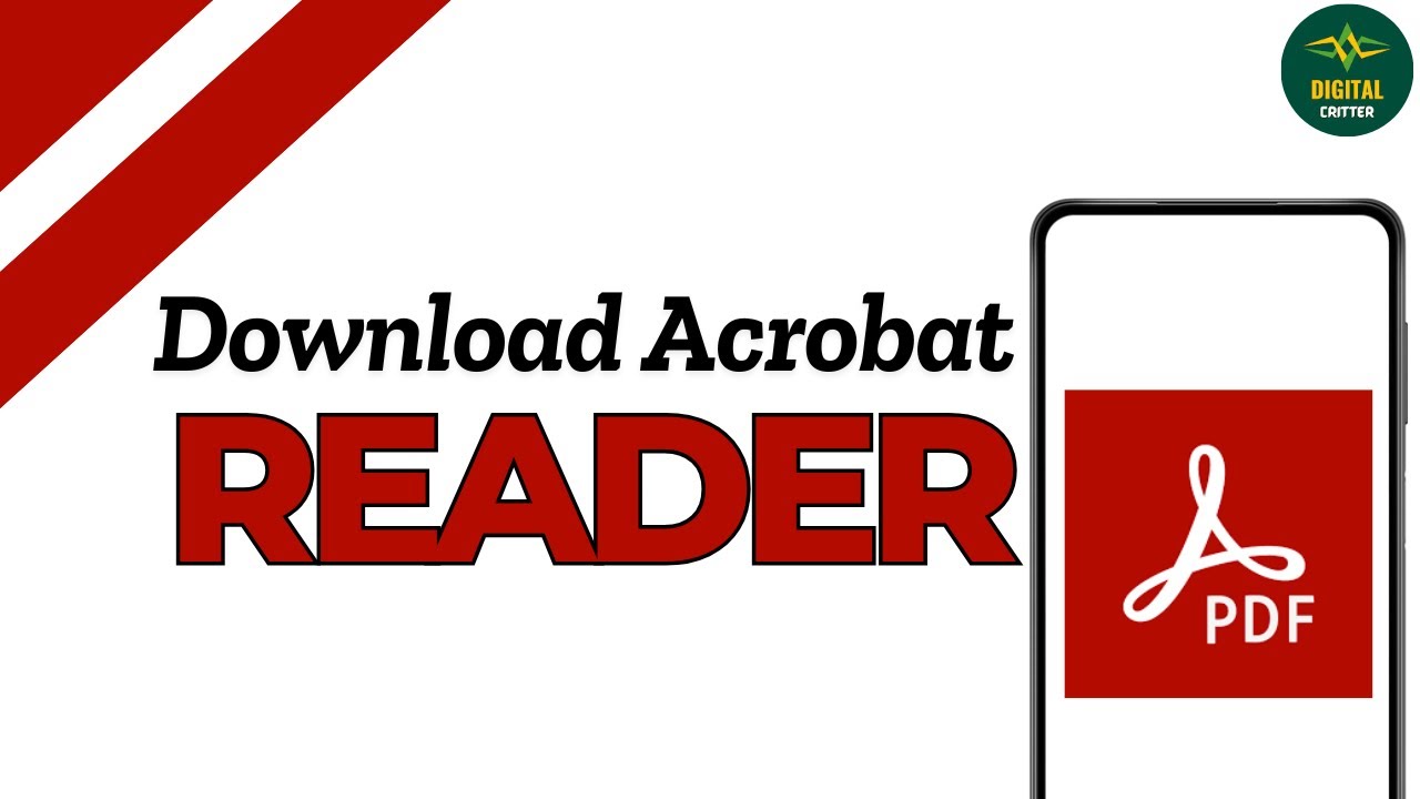 How to Download and Install The Adobe Acrobat PDF Reader ? - YouTube