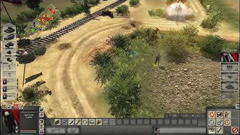 M8 Greyhound meets Panzerfaust - Men of War Assault Squad Random moments #4