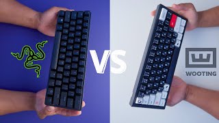 Wooting 60HE vs Razer Huntsman Analog! Razer Did It BETTER THAN Wooting?