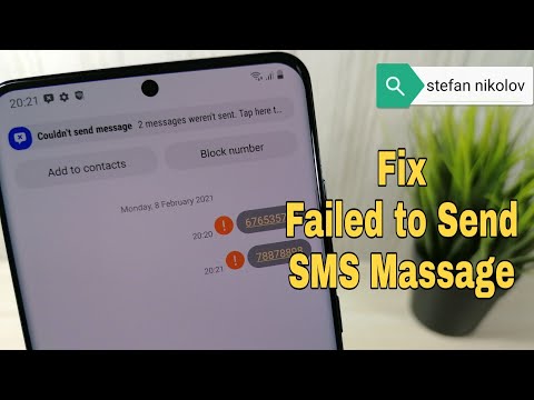 How to Fix Couldn&rsquo;t send Massage, all phones running Android.