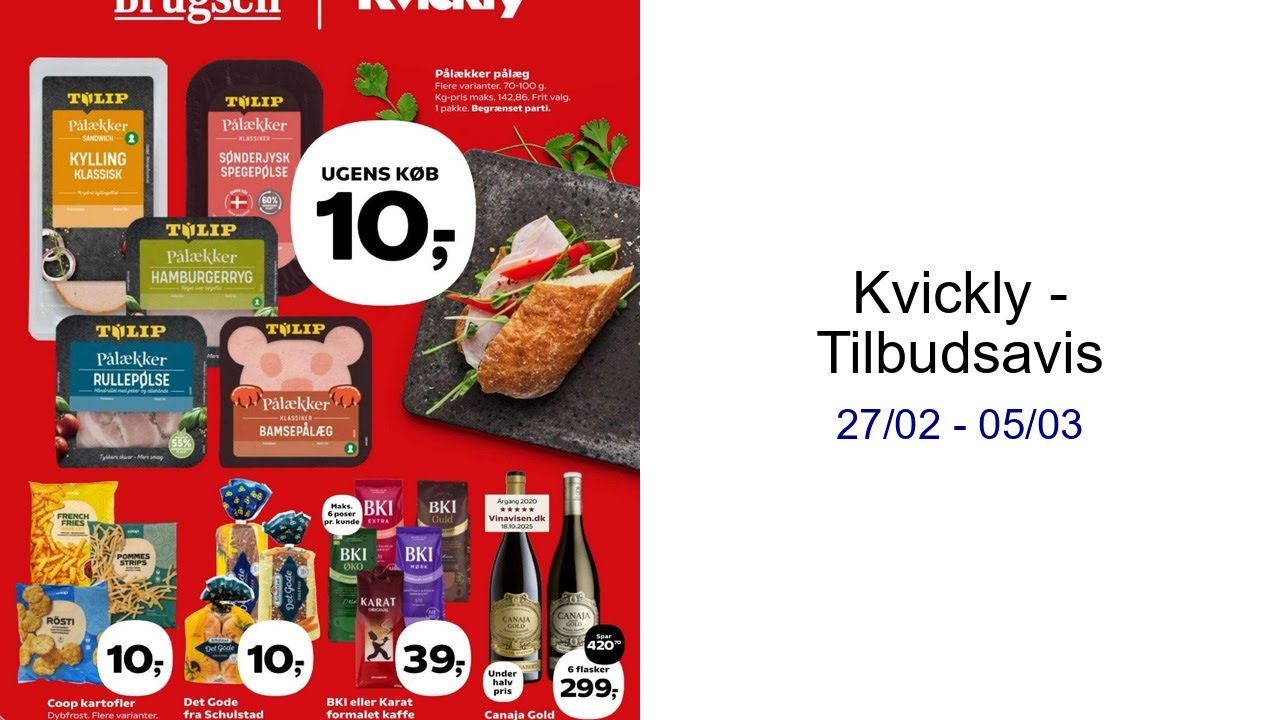 Kvickly - Tilbudsavis 27/02 - 05/03