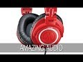 Audio Technica ATH-M50 RD Headphones Unboxing &amp; Review @AudioTechnicaUK