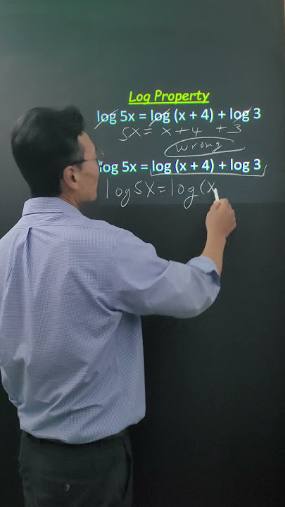 Solving Log Equation