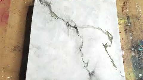 DIY Marble Faux Finish