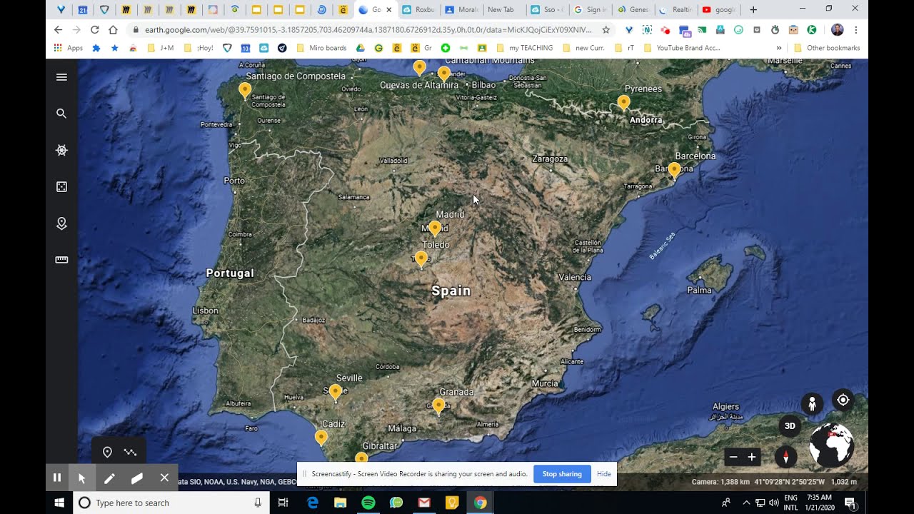 How to use Google Earth Collaborative maps - YouTube
