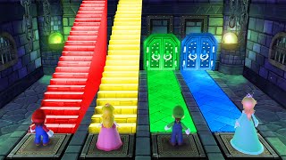 Мульт Mario Party 10 Minigames Luigi Vs Peach Vs Mario Vs Rosalina Master Difficulty