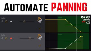 Stereo PANNING effect in GarageBand iOS using automation