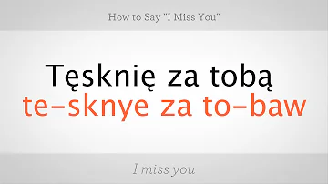 Como responder I Missed You?