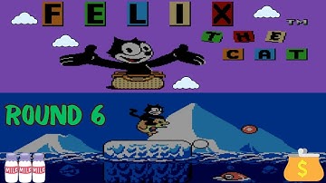 FELIX THE CAT. ROUND 6 completely. Old game. Games-Dendy. Retro game.