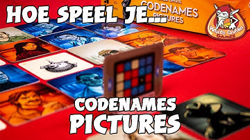Hoe speel je... Codenames Pictures  - White Goblin Games #whitegoblingames #codenames