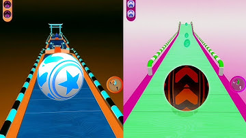 ⭕🧿Sky Rolling Ball 3D Vs Reversed Gameplay SpeedRun Max Level 302