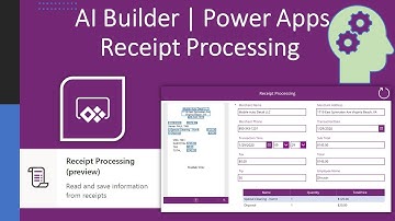 Receipt Processing using AI Builder in Power Apps