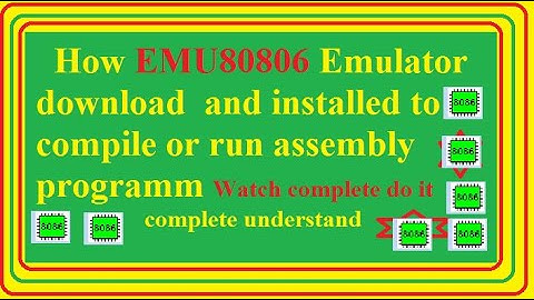 How download and install EMU8086 assembler or translator to run assembly programm instead of dosbox