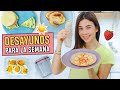 5 Desayunos Saludables, Fáciles y Económicos🥞I Yovana