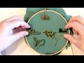 Caston stitch embroidery fun create vines