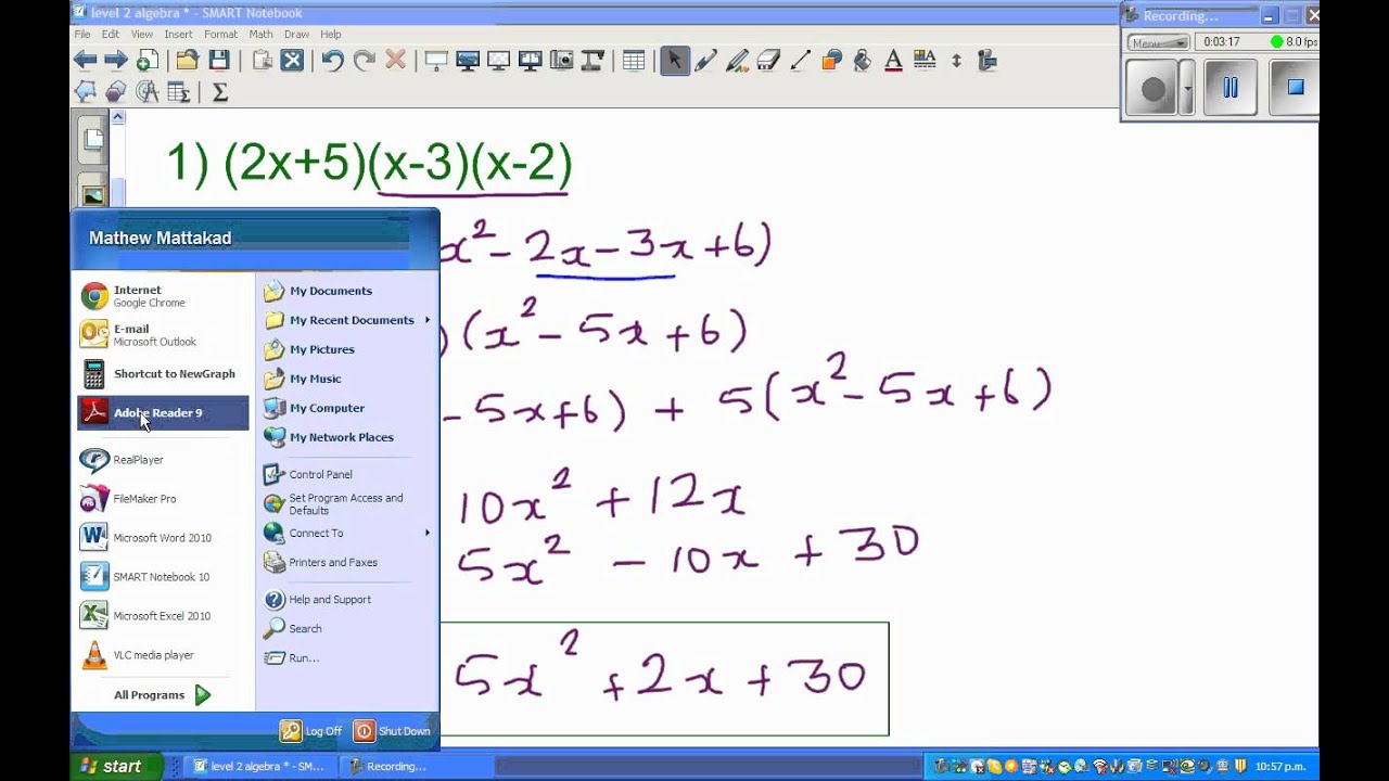 expand 7(3x-2)^2 log and 5)(x  YouTube 3)(x 5x(2x  2) 7)^2   (2x Expanding