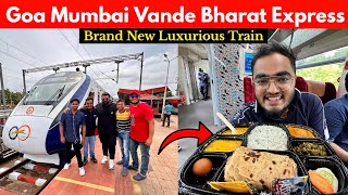 Mumbai Goa Vande Bharat Express Train Journey *Brand New Train to GOA* ❤️