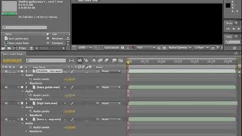 Adobe After Effects CS4 Tutorial 110 - Previewing Mixing