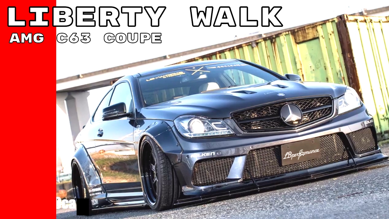 Widebody Mercedes Amg C63 Coupe By Liberty Walk Youtube Widebody Mercedes Amg C63 Coupe By Liberty Walk Youtube