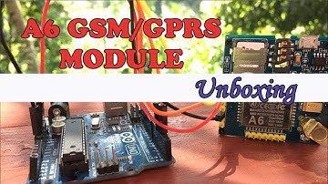 A6 GSM/GPRS MODULE UNBOXING