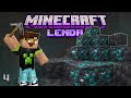Diamantes Infinitos? Achei a Maior Chunk de Diamantes do Minecraft | #MinecraftLenda - Ep. 4